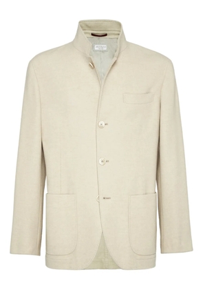 Brunello Cucinelli cashmere blazer - Neutrals