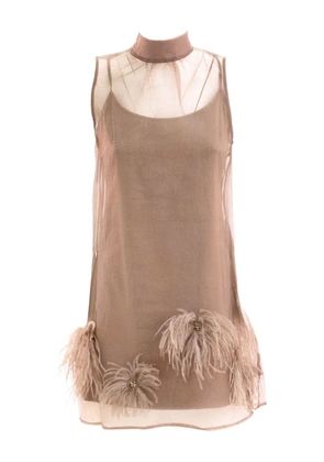 STAUD Albee mini dress - Neutrals