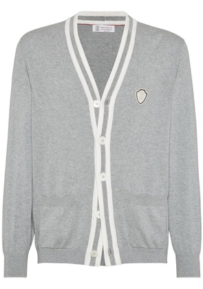 Brunello Cucinelli cotton cardigan - Grey