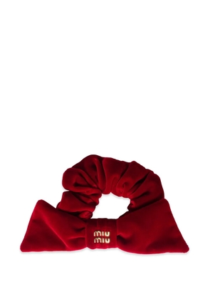 Miu Miu velvet scrunchie - Red