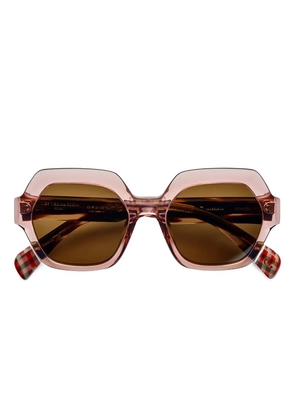 Etnia Barcelona Es Vedra Sun geometric-frame sunglasses - Brown