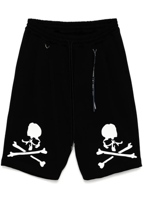 Mastermind World logo-print shorts - Black