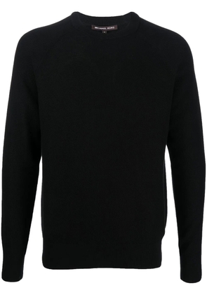 Michael Kors bird's eye crew-neck jumper - Black