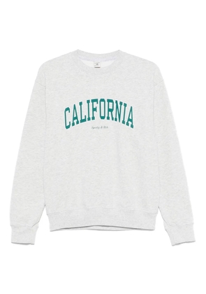 Sporty & Rich logo-print sweatshirt - Grey