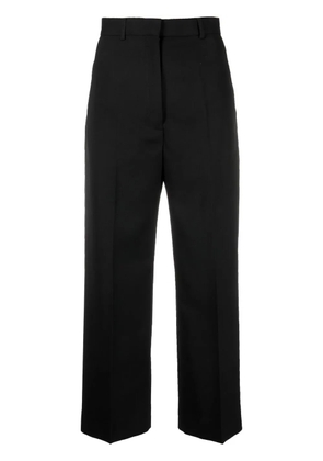 Acne Studios cropped straight-leg trousers - Black