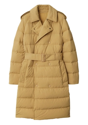 Burberry midi puffer coat - Neutrals