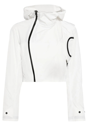 Hyein Seo hooded cropped shell jacket - White