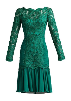 Tadashi Shoji Novara long-sleeve dress - Green
