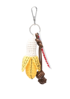 Charles Jeffrey Loverboy banana bag charm - Yellow