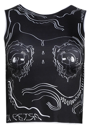 Di Petsa Venus Shell tank top - Black