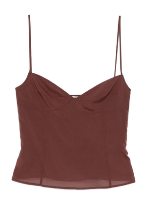 St. Agni strapless top - Brown