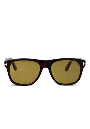 TOM FORD Eyewear Marlon-02 square-frame sunglasses - Brown