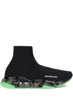 Balenciaga clear sole sock sneakers - Black