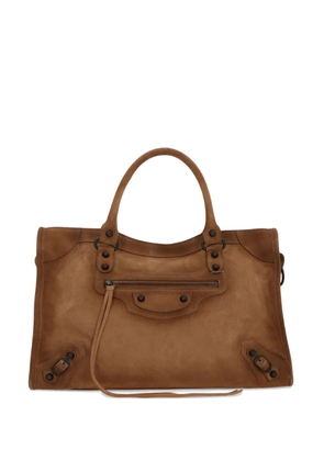 Balenciaga medium Le City tote bag - Brown