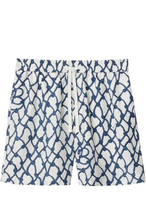 Burberry Knot silk shorts - White