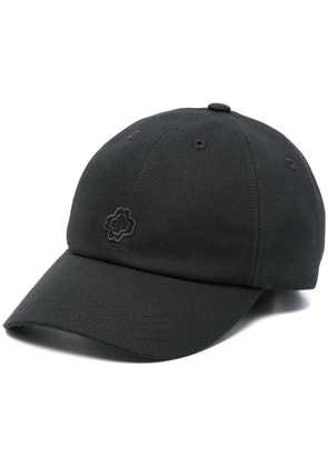 Maje buckle-detail cotton baseball cap - Black