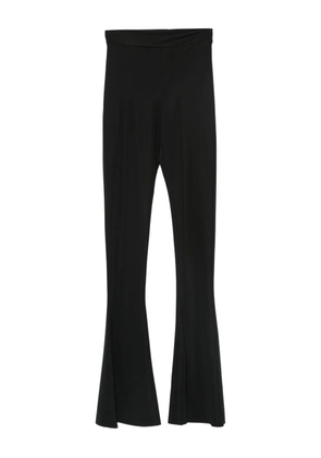 MEDEEA high-waisted flared trousers - Black