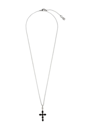 Dolce & Gabbana cross-pendant necklace - Silver