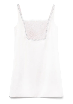 Self-Portrait satin mini dress - Pink