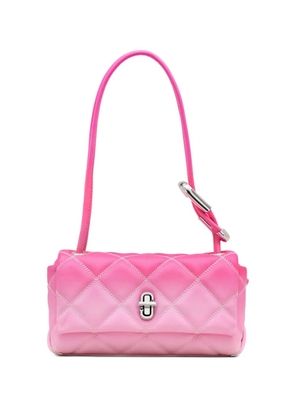 Marc Jacobs The Quilted Ombré Leather Mini Dual shoulder bag - Pink