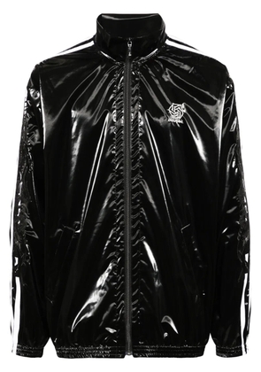 Doublet patent-finish track jacket - Black