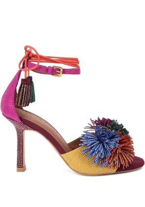 Kurt Geiger London 90mm tassel-embellished sandals - Blue