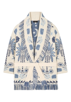 Alanui Echoes Of The Island belted cardi-coat - Neutrals