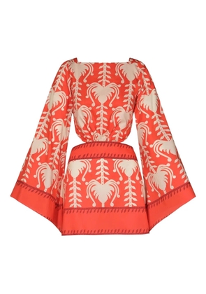 Johanna Ortiz Words of Wisdom dress - Red