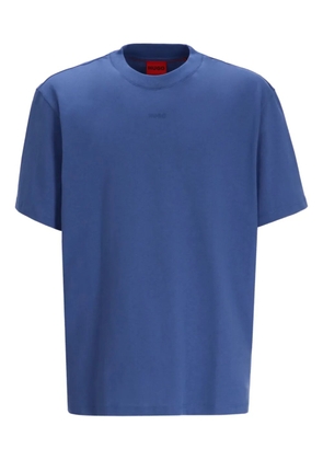 HUGO logo-print cotton T-shirt - Blue