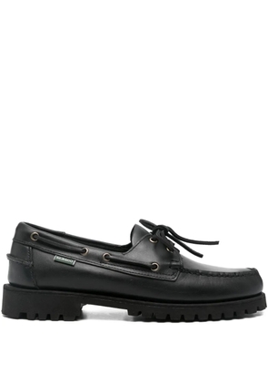 Sebago leather boat shoes - Black