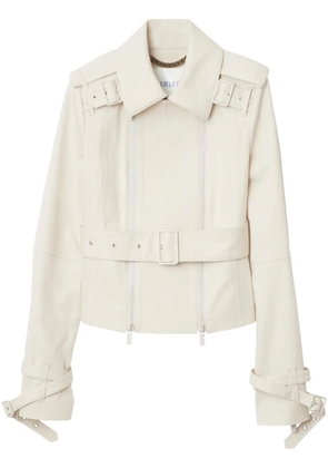 Burberry cotton trench jacket - Neutrals