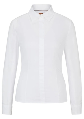 BOSS long-sleeve shirt - White