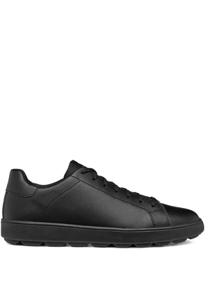 Geox Spherica™ ECUB-1 lace-up leather sneakers - Black