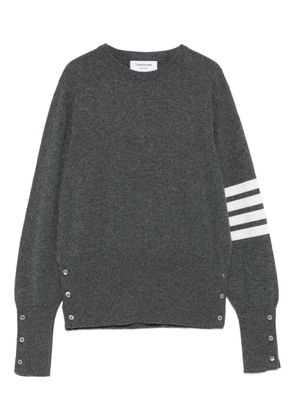 Thom Browne three-stripe cashmere sweater - Grey