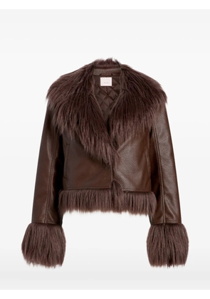Cinq A Sept Panama faux-fur jacket - Brown