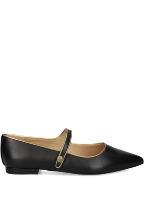 Lauren Ralph Lauren pointed-toe Mary Jane flats - Black