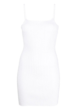 Alexander Wang crystal-embellished minidress - White