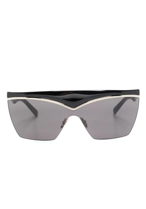 Saint Laurent Eyewear SL 614 Mask shield-frame sunglasses - Black