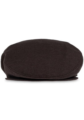 Dolce & Gabbana linen flat cap - Brown
