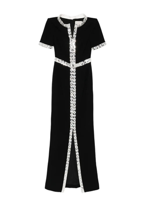 JEAN-LOUIS SABAJI crêpe maxi dress - Black