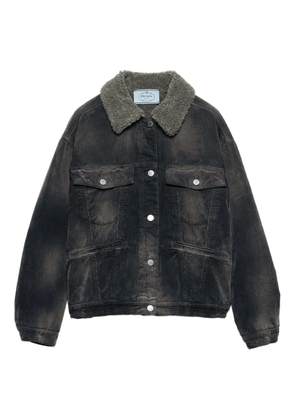 Prada corduroy denim jacket - Grey