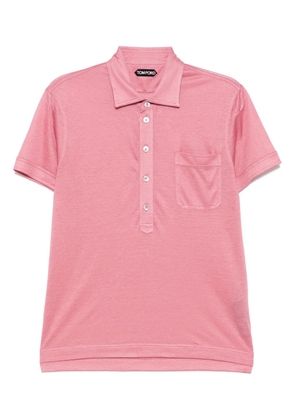 TOM FORD short-sleeved polo shirt - Pink