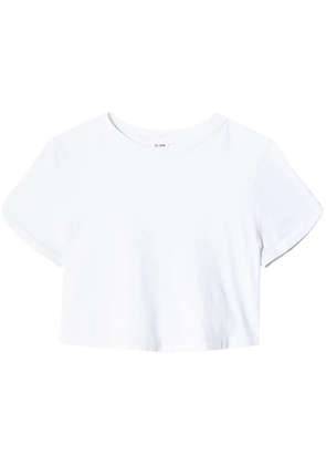RE/DONE short-sleeve cropped T-shirt - White