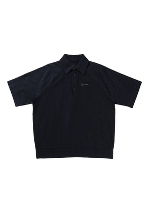 Givenchy logo-lettering polo shirt - Black