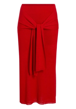 Proenza Schouler White Label Phelan midi skirt - Red
