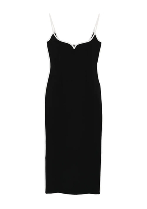 Paris Georgia Heart midi dress - Black
