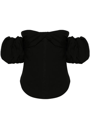 ISABEL MARANT Daniela detachable-sleeves blouse - Black