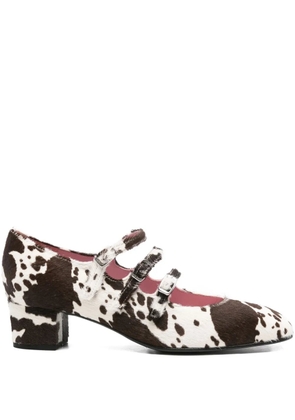 Carel Paris 40mm Kina pumps - Brown