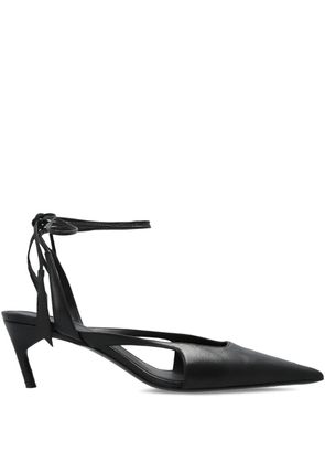 The Attico Diane ankle-tie pumps - Black