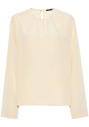 JOSEPH Braidwood silk blouse - Neutrals